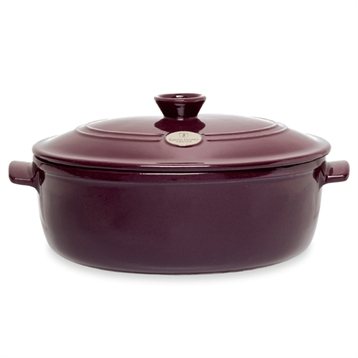 Faitouts, cocottes et marmites : Cocotte Ovale Flame 6 L Violet